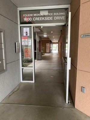 November 1, 2022: Heading towards Suite 2800-Dr. Thong Tram, DO's office located in Folsom, CA.