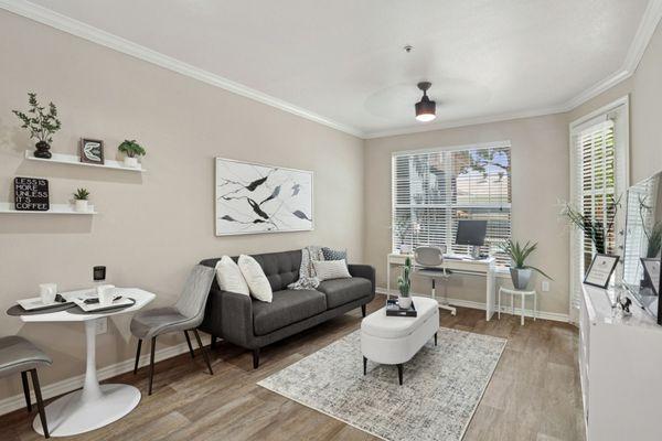 1 Bedroom living room