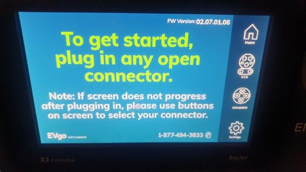 EVgo Car Charging Station