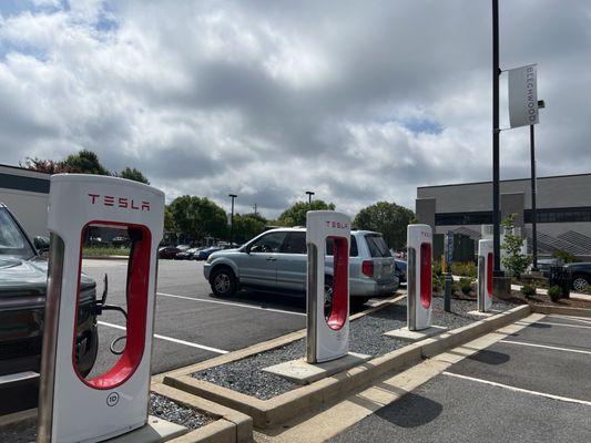 8 superchargers available at this location