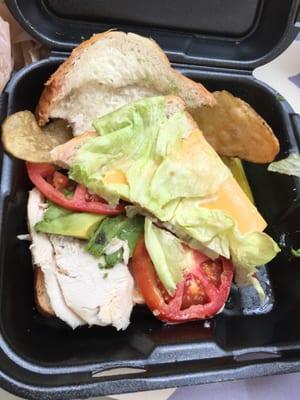 Most disgusting $10 turkey sandwich I have ever eaten. The employees were rude also. I will never eat there again