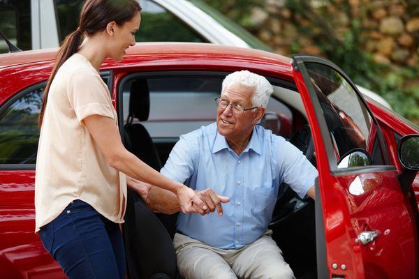 Senior Home Care can include senior transportation.