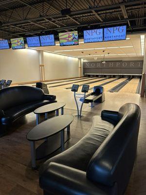 Bowling Alley inside the Pub.