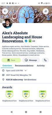 Alex's Absolute Landscaping and House Renovations