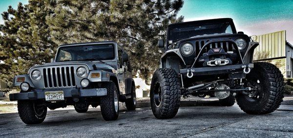 Jeep before and after.