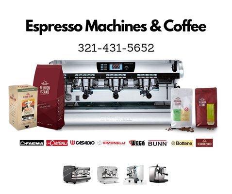 Espresso Machines & Coffee Brevard Florida.