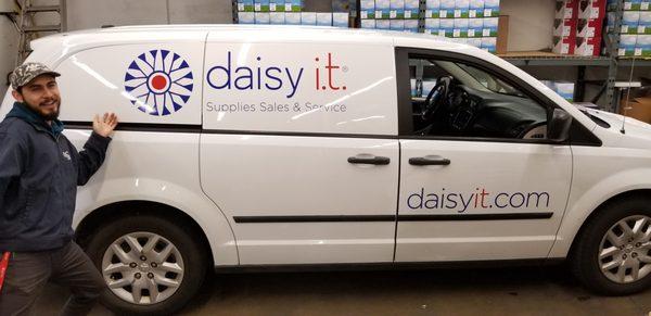 new logo's for a company van
