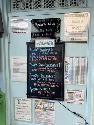 Advertised prices as of June 4, 2025 that they won't honor