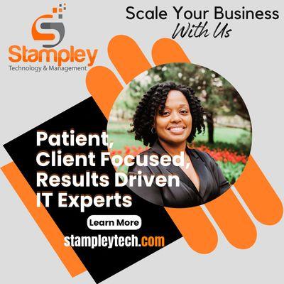 Scale your business with Stampley Technology and Management. We are patient, client focused, results driven IT experts.