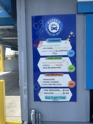 Vacuum- no signage saying only 6 minutes