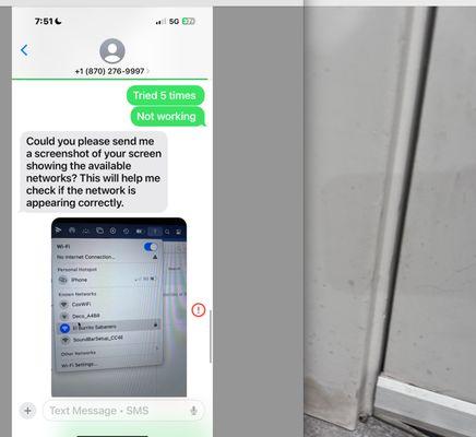 complained about the wifi they didn't do anything