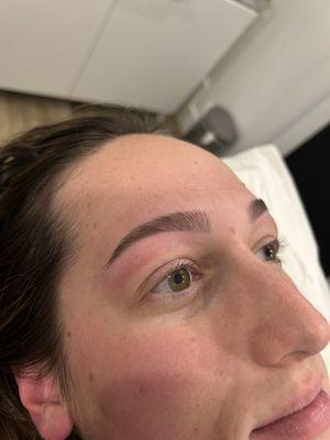 Brow wax and Tint