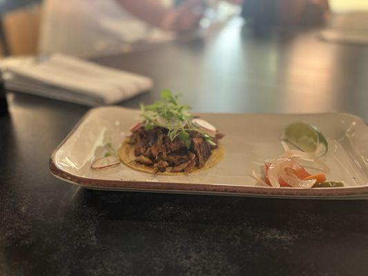 Happy hour carnitas!