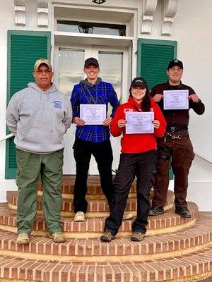 Graduates of our 2019 Basic Patrol Narcotics Canine course.