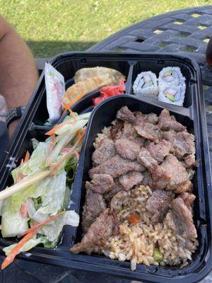 Beef bento box