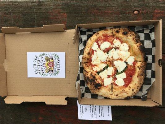 Until The Dough Runs Out- Excellent Neapolitan Pizza!!! $10 Margherita Pie! @Sayville Farmers Market open every Sat!