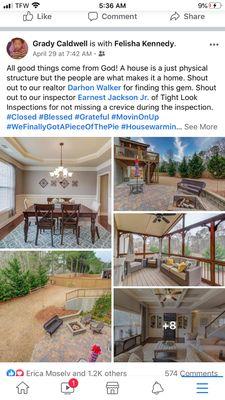 Tight look home inspection