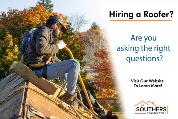 Knowing the questions to ask your roofer is half the battle!