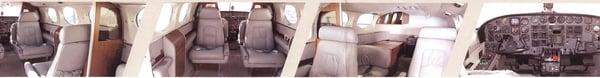 Inside Cessna 414A
