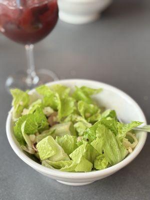 Capri Salad - I dug in too quick to show the ham. Large or small (small in pic).