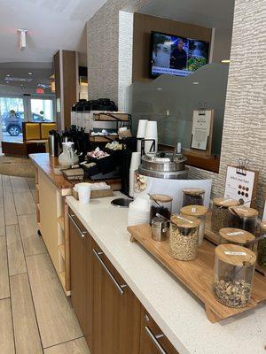 Breakfast in the morning