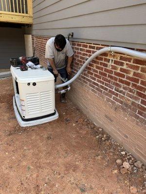 Generator installation