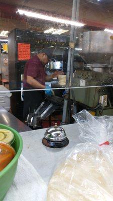 Tortilla freshly made