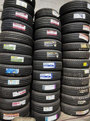 Some of the tires we carry.