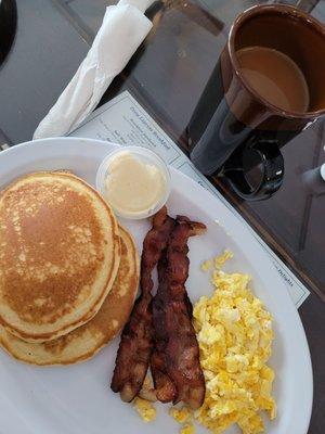 Small pancake platter.  So good!