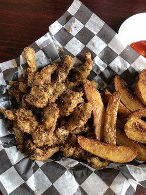 Finger licking Chicken Gizzards.