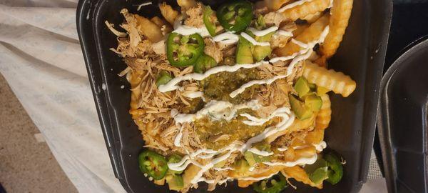 Green Feather Bucket