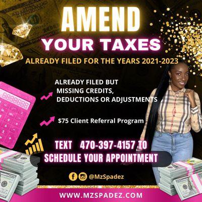 Amend Your Taxes