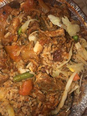 Stew Chicken with Peas and Rice, Large
