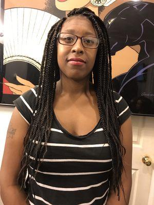 Regular box braids by Latasia