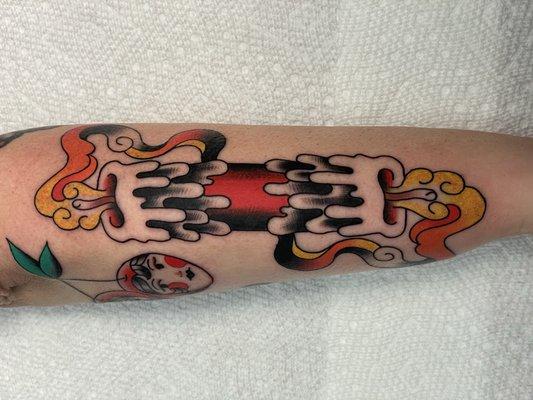 Double candle by Jackie