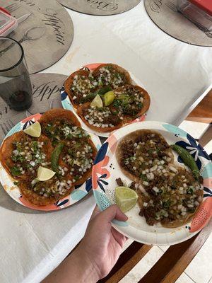 8 Birria Street Tacos, 2 Asada Street Tacos