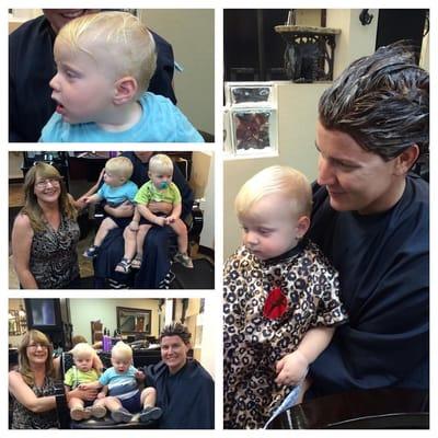 Boys first haircuts