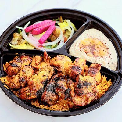 Chicken Kabob plate