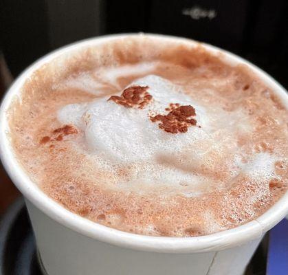 Mexican Mocha w/ double shot and almond milk. $4.61. Best prices in town.