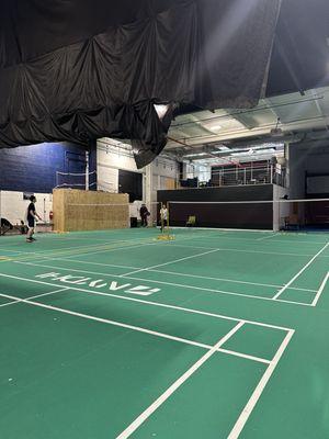 badminton courts