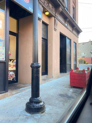 Our location at the west end of 168 Ashburton Avenue