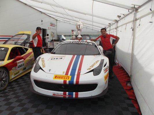 Supporting HP-TECH MOTORSPORT at Mont Tremblant, CAN. 2 races 3rd and 1st place