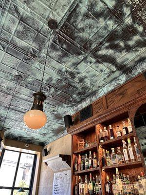 Tin ceiling