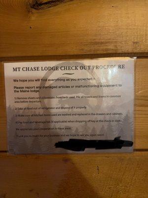 Mt Chase Lodge