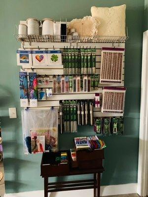 Knitting accessories, Diamond Dots and Elastic. Fat quarters