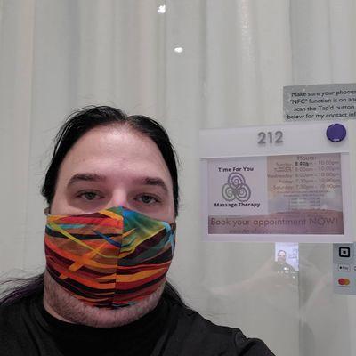 Once in salons by JC Head up the stairs. Take a left when at the top and the next right im in suite 212! Your relaxation awaits!