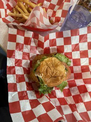 Crispy Chicken BLT & Crispy Fries