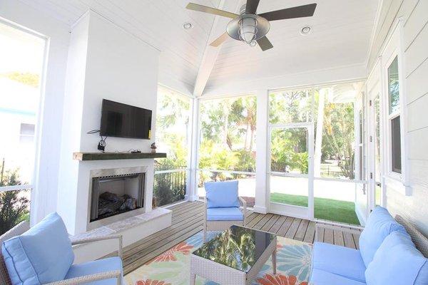 Luxury living on the outdoor patio