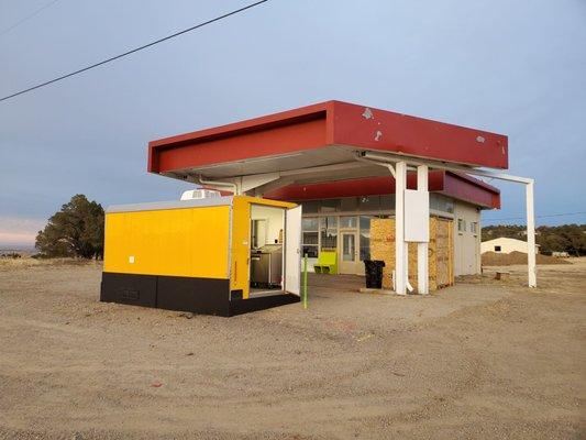 The Coffee Can. Cappuccino, Espresso, Latte, Brewed American. Hot Meat Pies, Fresh Pastry, or Biscotti. A work in progress