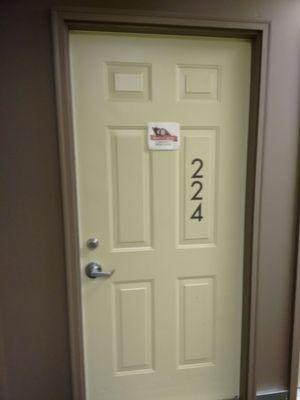 The front door of the Seattle Attic in its new home!